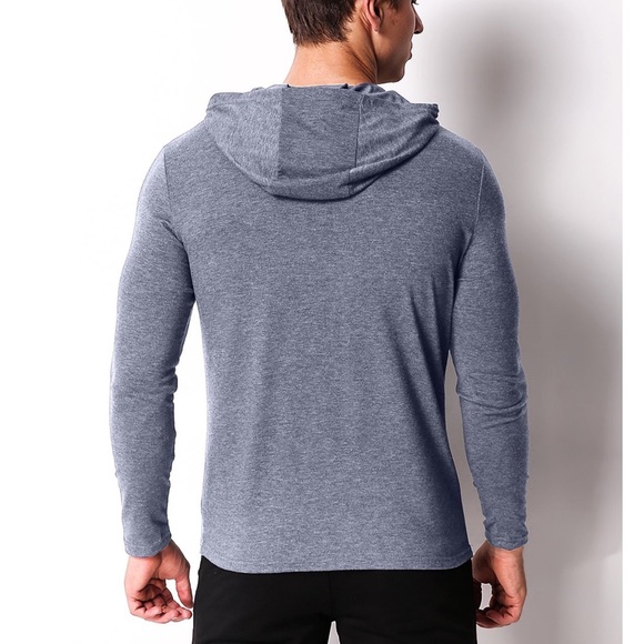 Men's Long Sleeve Hoodies, Hooded Sweatshirts - Picture 4 of 4